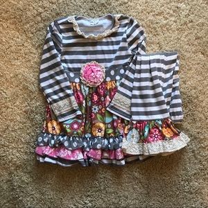 Girls ruffle outfit